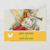 Frohe Weihnachts Familie Foto Postkarte (Vorderseite)