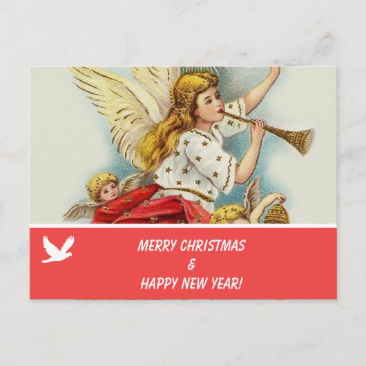 Frohe Weihnachts Familie Foto Postkarte (Vorderseite)