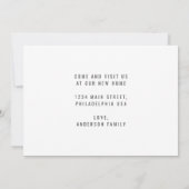 Frohe Weihnachts-Familie Foto-Urlaub-Bewegung Ankündigung (Rückseite)