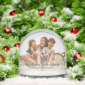 Frohe Weihnachts Familie Fotos Oma Keepake Schneekugeln (Weihnachten)