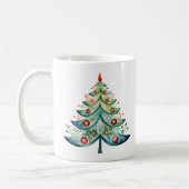 Frohe Weihnachts Familienurlaubskarte Kaffeetasse (Links)