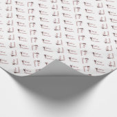 Frohe Weihnachts-Fee Design1 - Urlaub Geschenkpapier (Ecke)