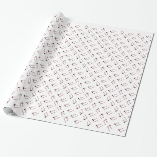 Frohe Weihnachts-Fee Design1 - Urlaub Geschenkpapier (Ungerollt)
