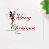 Frohe Weihnachts-Fee Weihnachtsgeschenke Tags (Schreibtisch)