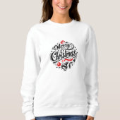 "Frohe Weihnachts-Feier" Sweatshirt (Vorderseite)