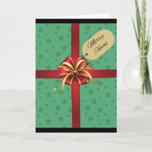 Frohe Weihnachts-Feiertag Grußkarte Dankeskarte