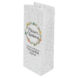 Frohe Weihnachts-Feiertag Weihnachtsfeiertag Gesch Geschenktüte Für Weinflaschen