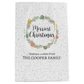 Frohe Weihnachts-Feiertag Weihnachtsfeiertag Gesch Mittlere Geschenktüte (Vorderseite)