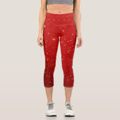Frohe Weihnachts Feiertage Geschenkdesign Capri Leggings (Vorderseite)