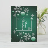 Frohe Weihnachts Feiertage Geschenkdesign Dankeskarte (Stehend Vorderseite)