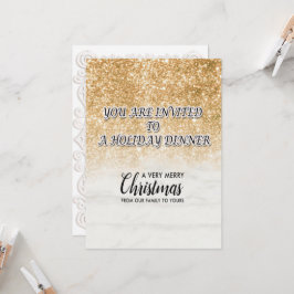 Frohe Weihnachts Feiertage Geschenkdesign Einladung