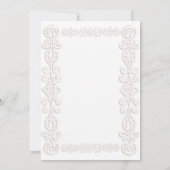 Frohe Weihnachts Feiertage Geschenkdesign Einladung (Rückseite)