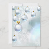 Frohe Weihnachts Feiertage Geschenkdesign Einladung (Rückseite)