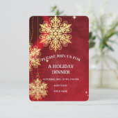 Frohe Weihnachts Feiertage Geschenkdesign Einladung (Stehend Vorderseite)