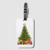 Frohe Weihnachts Feiertage Geschenkdesign Gepäckanhänger (Vorderseite Vertikal)