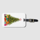 Frohe Weihnachts Feiertage Geschenkdesign Gepäckanhänger (Vorderseite (Horizontal))
