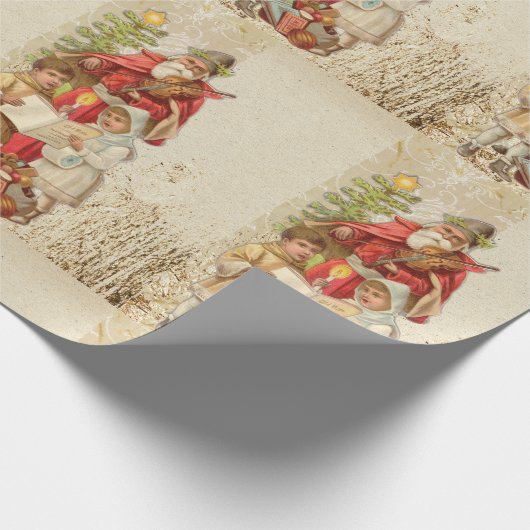 Frohe Weihnachts Feiertage Geschenkdesign Geschenkpapier (Ecke)