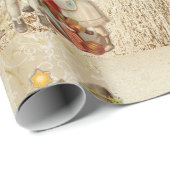 Frohe Weihnachts Feiertage Geschenkdesign Geschenkpapier (Rolleneckpunkt)