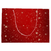 Frohe Weihnachts Feiertage Geschenkdesign Große Geschenktüte (Rückseite)