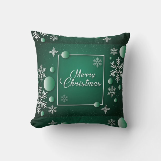 Frohe Weihnachts Feiertage Geschenkdesign Kissen (Vorderseite)