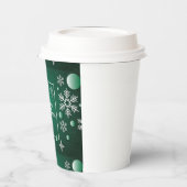 Frohe Weihnachts Feiertage Geschenkdesign Pappbecher (Links)