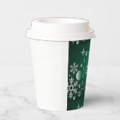 Frohe Weihnachts Feiertage Geschenkdesign Pappbecher (Rechts)