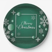 Frohe Weihnachts Feiertage Geschenkdesign Pappteller (Vorderseite)