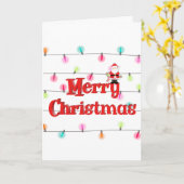 Frohe Weihnachts Feiertage Lichter mit dem Weihnac Karte (Gelbe Blume)