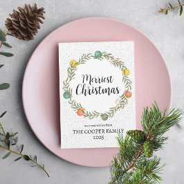 Frohe Weihnachts-Feiertagskarte Feiertagskarte