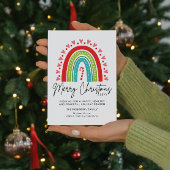 Frohe Weihnachts-Festival Regenbogen Candy Cane He