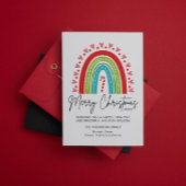 Frohe Weihnachts-Festival Regenbogen Candy Cane He