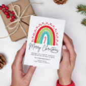 Frohe Weihnachts-Festival Regenbogen Candy Cane He