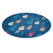 Frohe Weihnachts-Festivals Design Schneidebrett (Ecke)