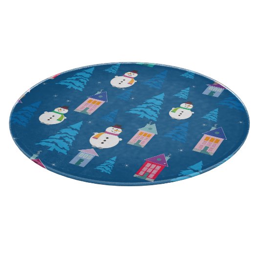 Frohe Weihnachts-Festivals Design Schneidebrett (Ecke)