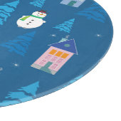 Frohe Weihnachts-Festivals Design Schneidebrett (Ecke)