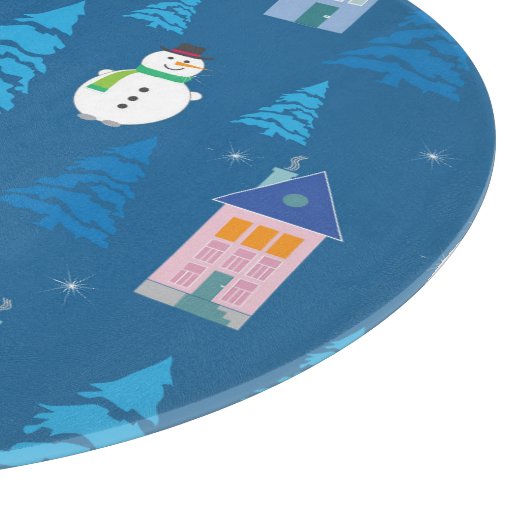 Frohe Weihnachts-Festivals Design Schneidebrett (Ecke)