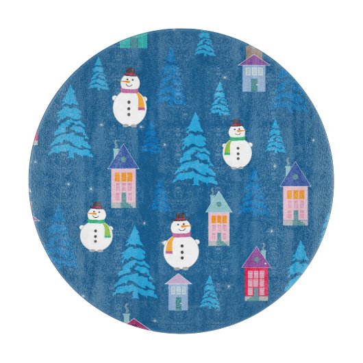 Frohe Weihnachts-Festivals Design Schneidebrett (Vorderseite)