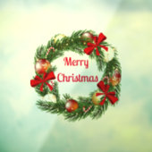 Frohe Weihnachts-Feuersticker für Fenster Fensteraufkleber (Blatt 3)