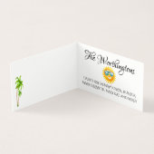 Frohe Weihnachts Flamingo Family Foto (Innenseite)