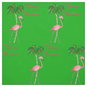 Frohe Weihnachts-Flamingo Stoff (Muster)