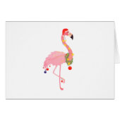 Frohe Weihnachts Flamingo Weihnachtsmannmütze (Vorderseite (Horizontal))