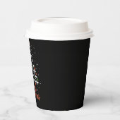 Frohe Weihnachts-Flugzeug Tree Urlaub Pappbecher (Links)