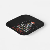 Frohe Weihnachts-Flugzeug Tree Urlaub Pappteller (Gewinkelt)