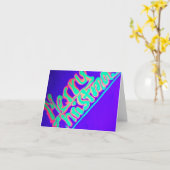 Frohe Weihnachts-Fluoreszenz-Karte Karte (Gelbe Blume)