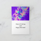 Frohe Weihnachts-Fluoreszenz-Karte Karte (Innenseite)