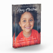 Frohe Weihnachts-Foto Blockgeschenk Fotoblock (Links)