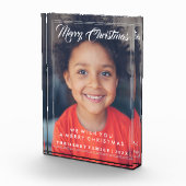 Frohe Weihnachts-Foto Blockgeschenk Fotoblock (Rechts)