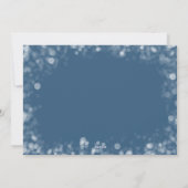 Frohe Weihnachts-Foto Feiertagskarte (Rückseite)