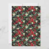 Frohe Weihnachts-Foto Feiertagskarte (Rückseite)