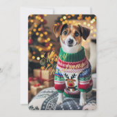 Frohe Weihnachts-Foto Feiertagskarte (Vorderseite)